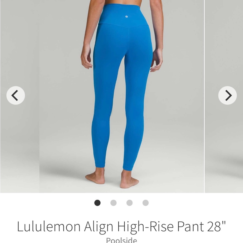 Lululemon Align High-Rise Pant 28" - Poolside